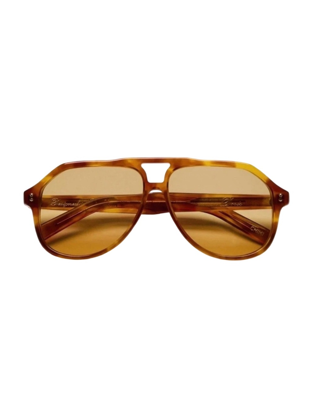 Chimi NIB Doris Oversized Aviator Sunglasses Soft Havana